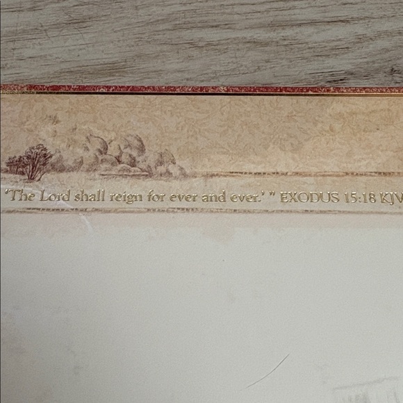 New in Package 25 Dayspring 8.5"x11" Stationary Exodus 15:18 KJV Bible Verse - Picture 2 of 7